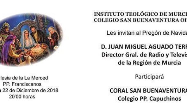 Pregón de Navidad en el ITM