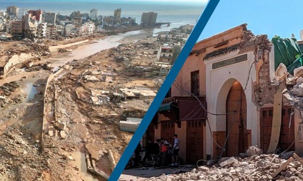 Solidaridad con los damnificados de Marruecos y Libia