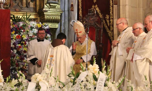 Visita a Lucena del Cardenal Rouco para la predicación de la novena de la Virgen de Araceli