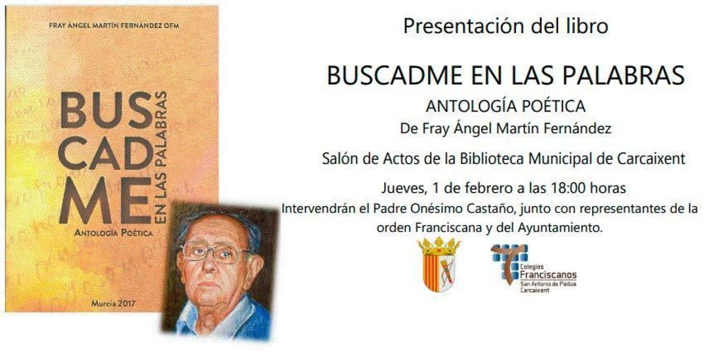 Presentación del libro Buscadme en las palabras