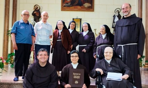 Celebración de la aprobación de la Regla con las hermanas clarisas de Carabanchel