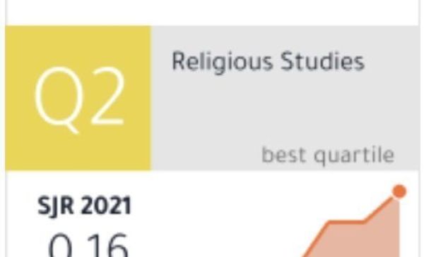 La revista Carthaginensia sube a nivel Q2 del ranking internacional