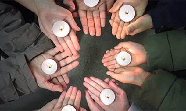 La LUZ de la PAZ de Belén en Alcorcón