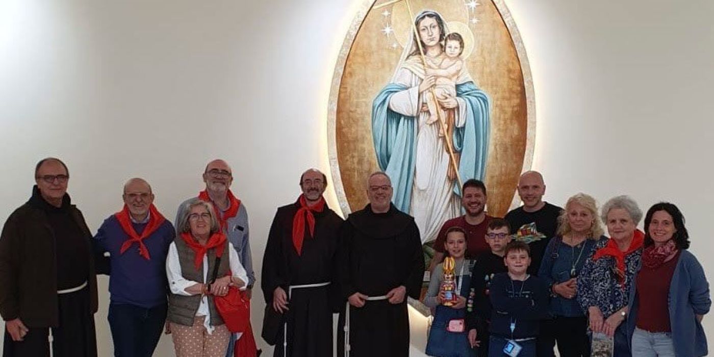 Bendición del icono de María Inmaculada en Beit Sahour
