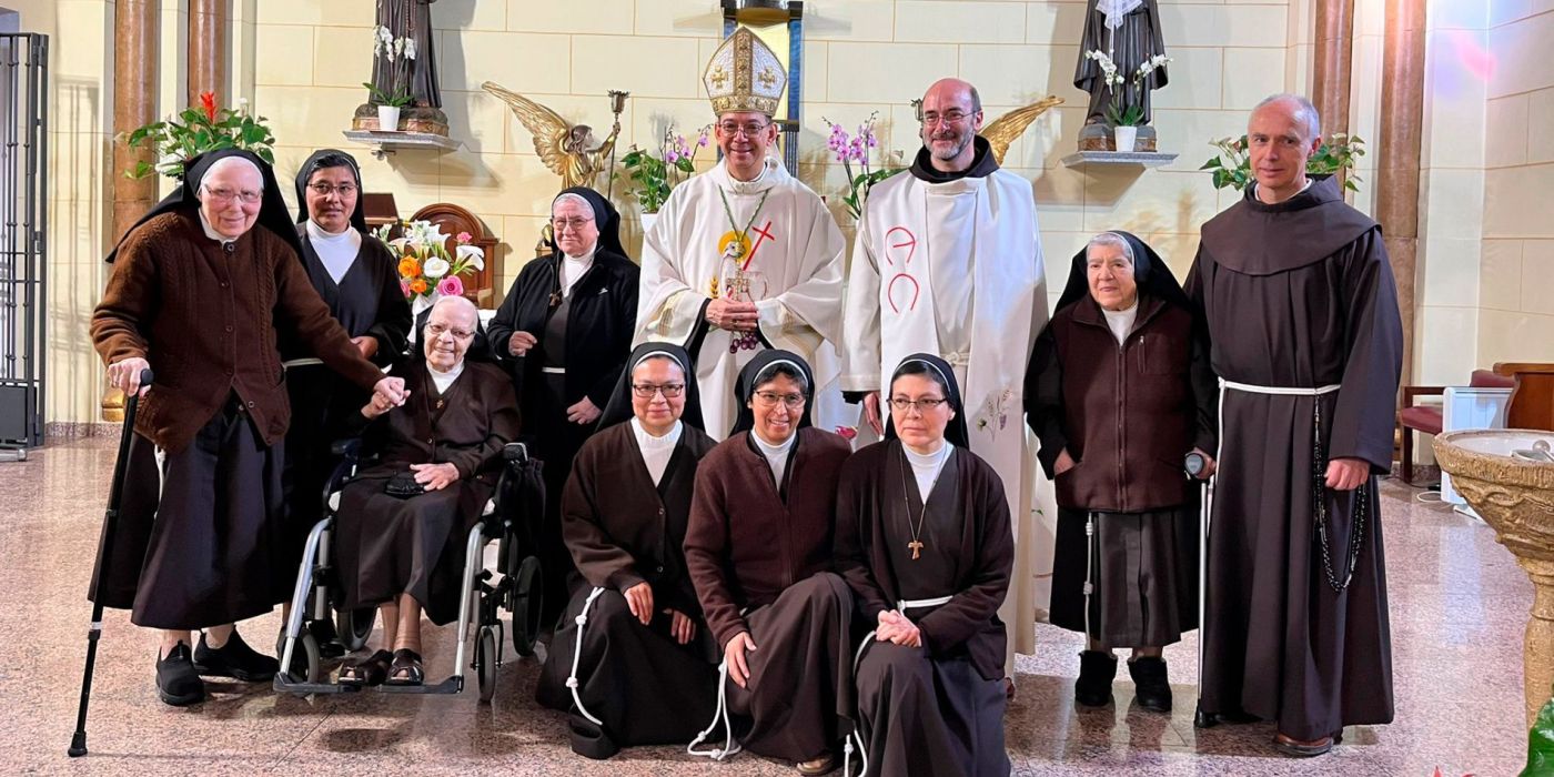 Monseñor Bruno Varriano, franciscano, visita España